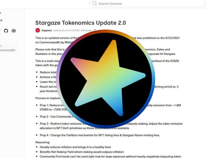 Stargaze Tokenomics