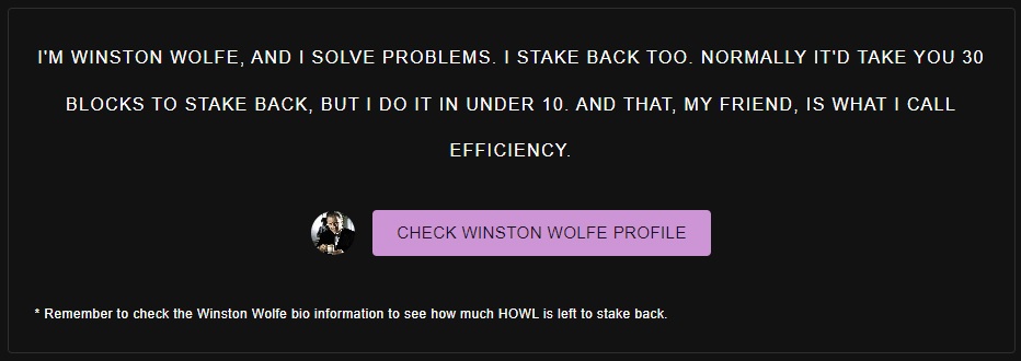 Winston Wolf Howlpack